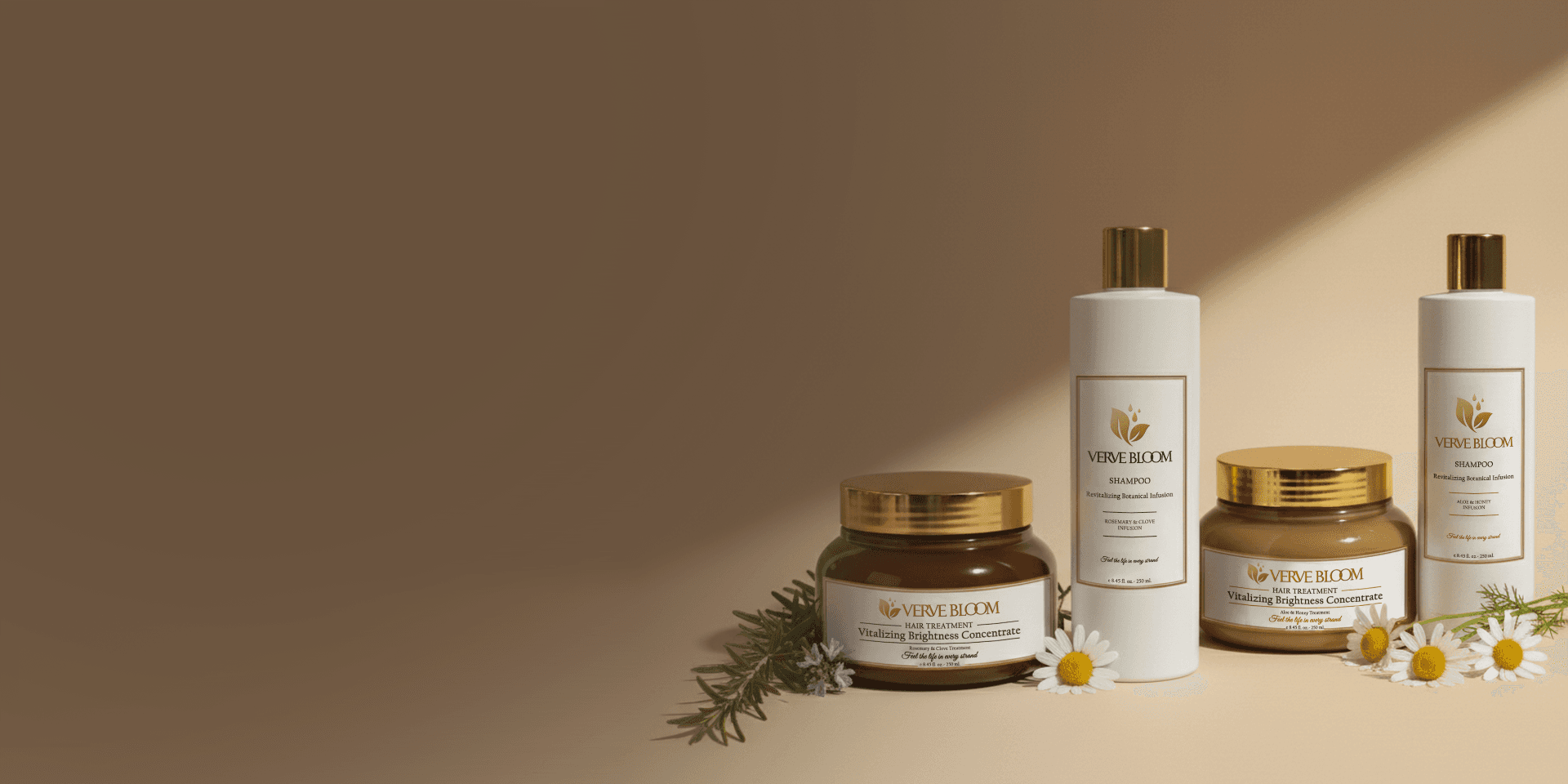 Verve Bloom – Organic Botanical Hair Care For Natural Growth with Rosemary and Clove